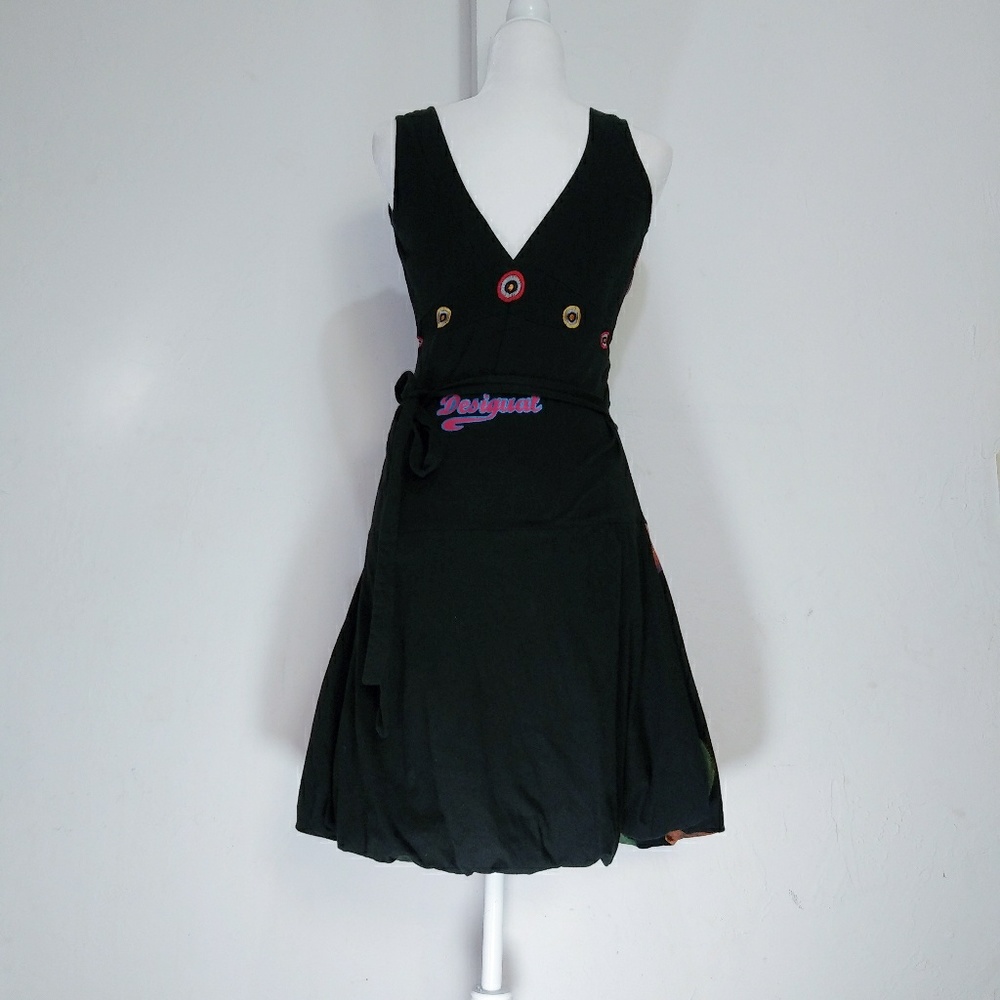 Desigual printed with embroidery v neck tank ball - Picture 2 of 6